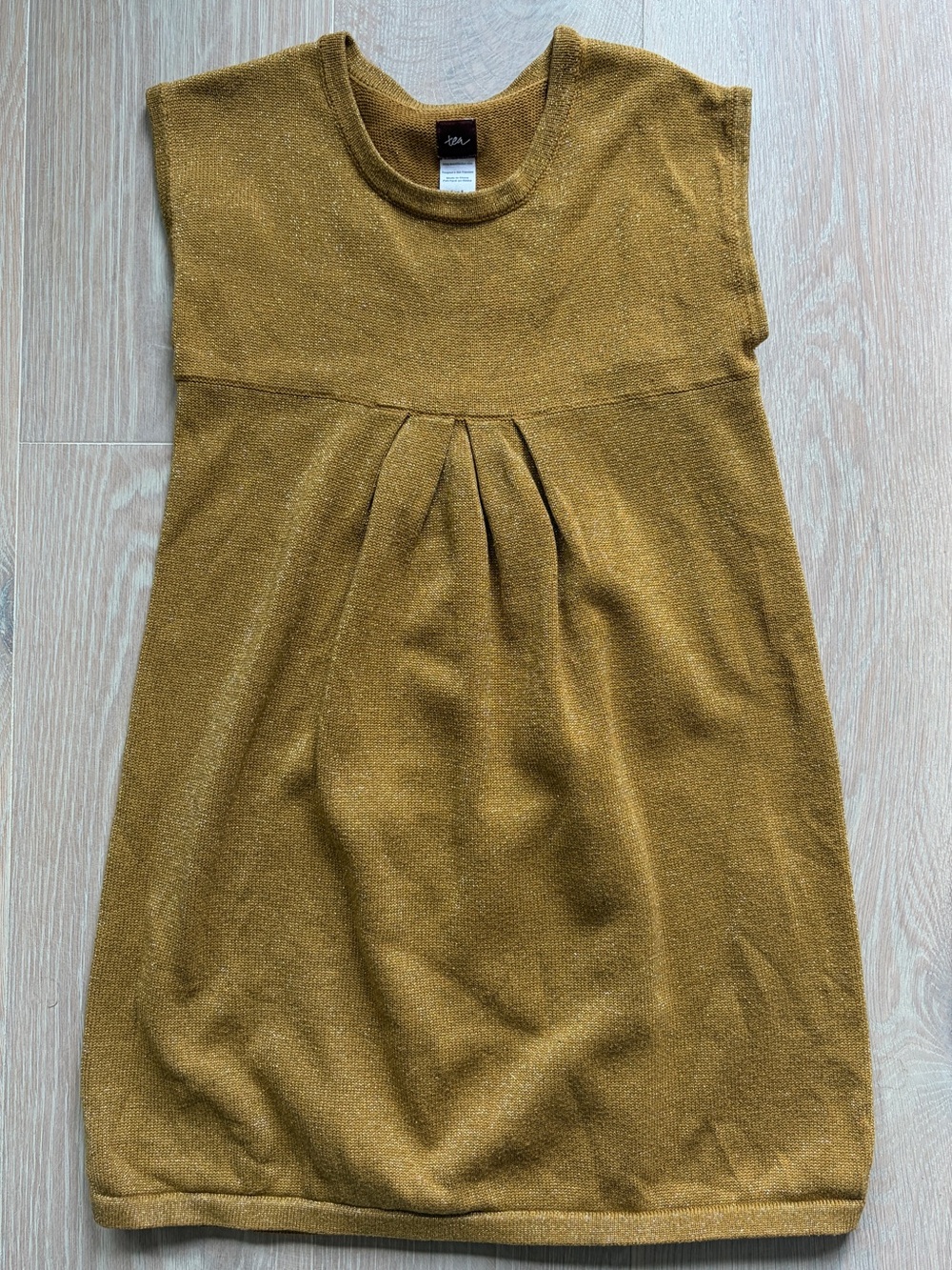 Tea Collection - metallic thread sweater dress - size 8